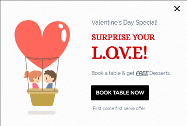 popup design